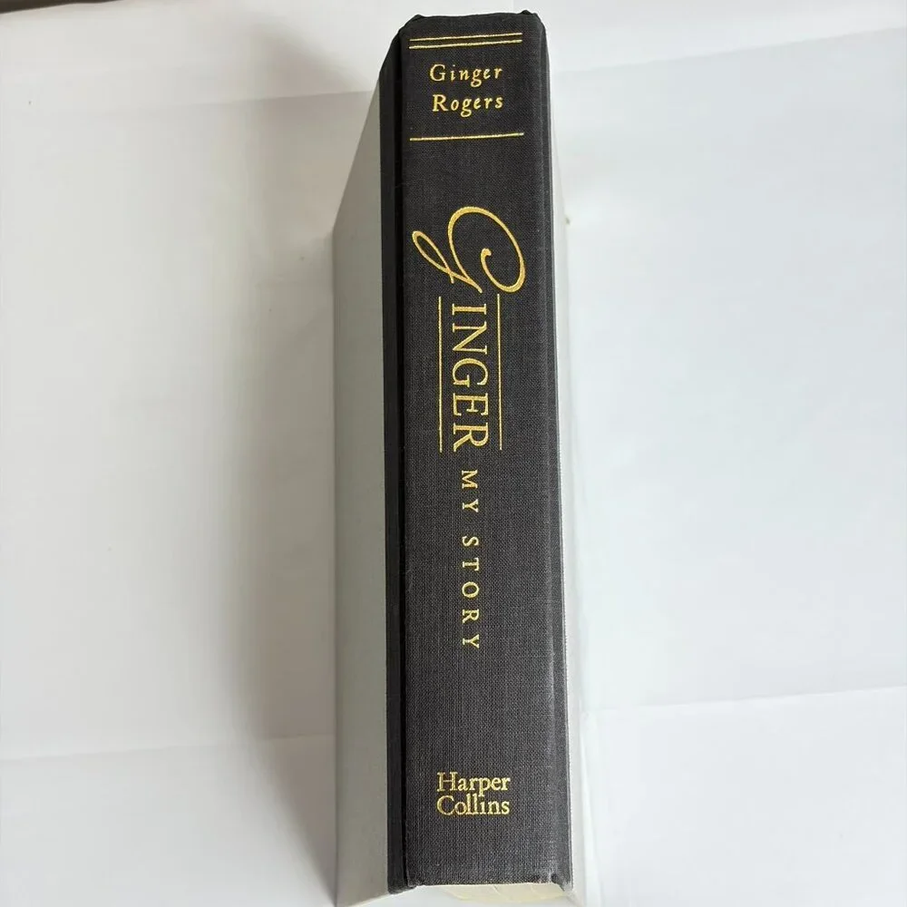 Vintage 1991 Ginger My Story by Ginger Rogers 1st Edition HC DJ Hollywood Memoir